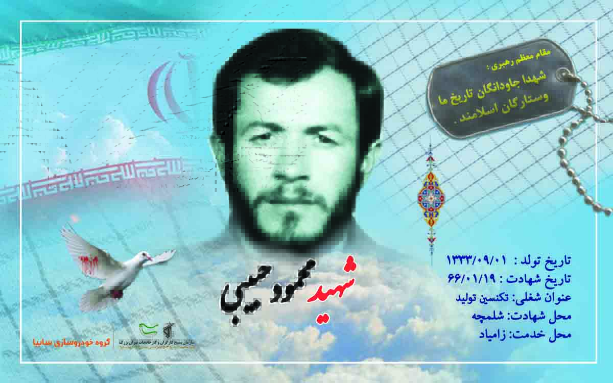شهید والامقام محمود حبیبی