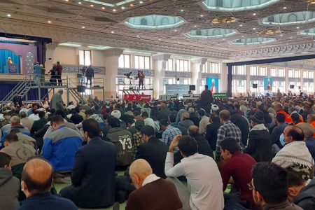 حضور کارگران صنایع و کارخانجات تهران بزرگ در نمازجمعه تهران